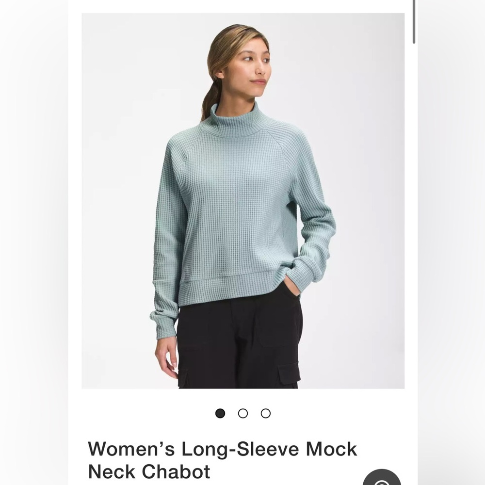 Like new mock neck north face long sleeve